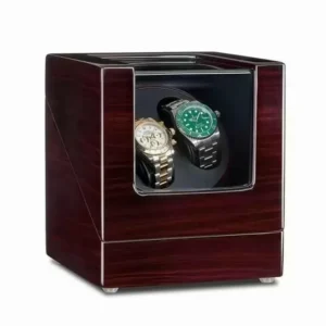 Double Automatic Watch Winder Black & Ebony