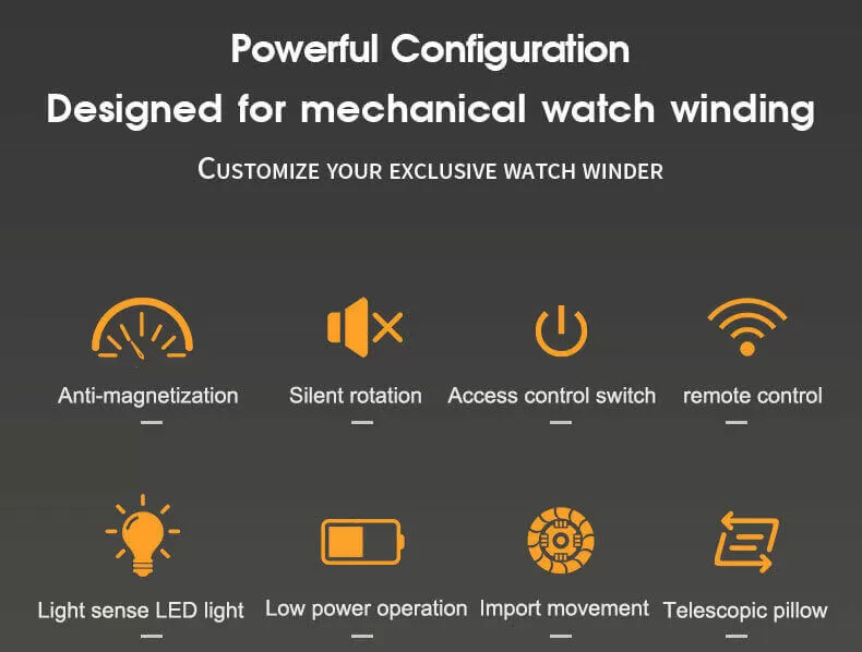 Double Watch Winder with Touch Control - Beige Interior