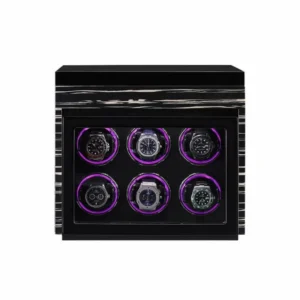 6 Watch Winders With 6 Watches Display Storage