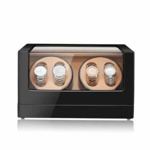 Quad Watch Winder With Adjustable Watch Pillow