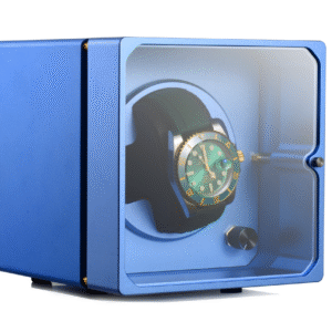 Aluminium Alloy Single Watch Winder for Rolex - Sea Blue