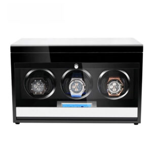 Triple Watch Winder - Wood + Black