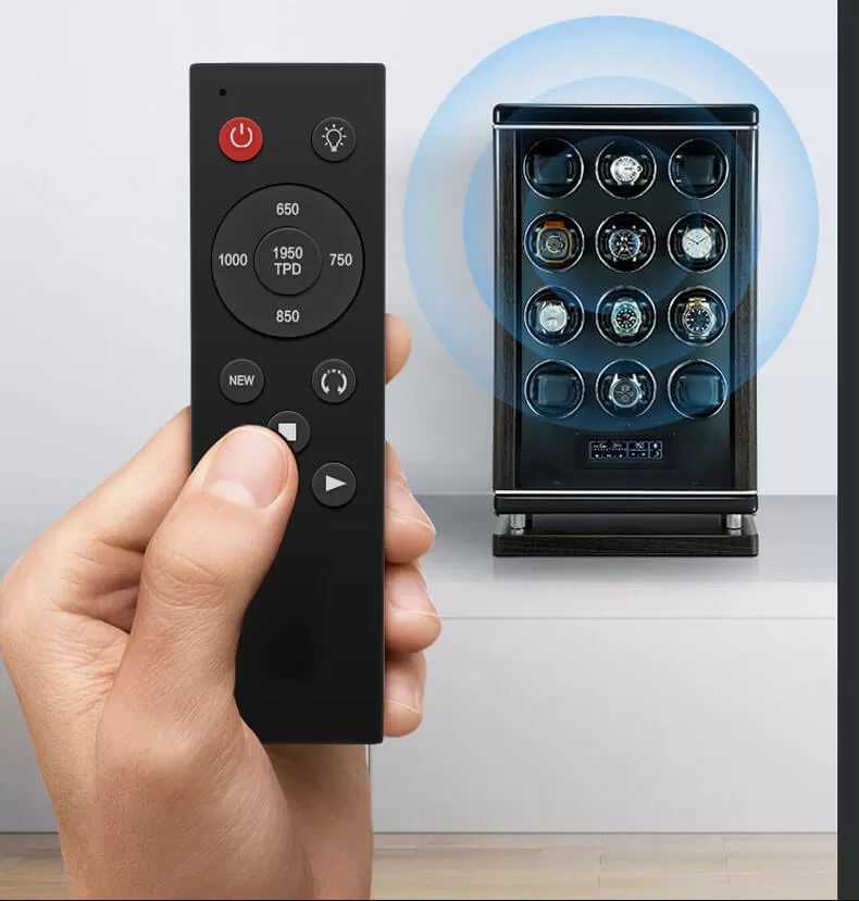 Luxury Smart Roroos Wooden Twelve Watch Winder