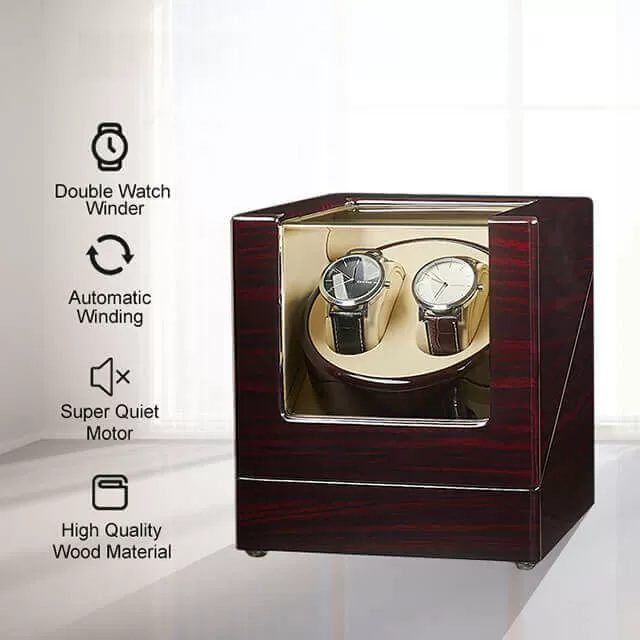 Rolex Watch Winder Box for 2 Automatic Watches
