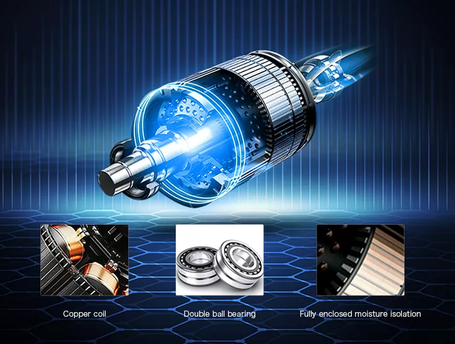 Classic Vertical Wooden Double Watch Winder Black interior