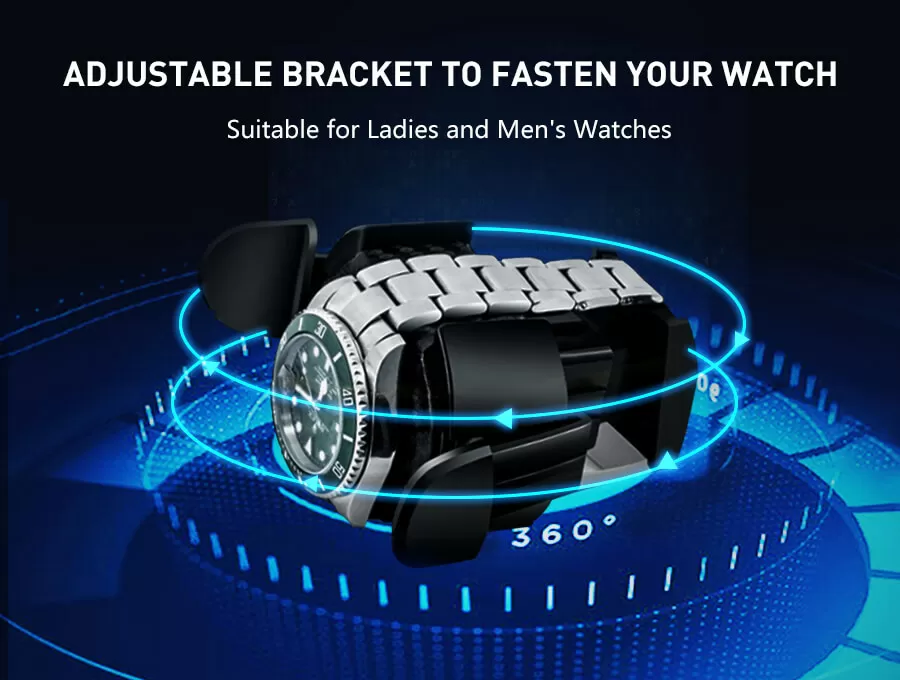 Luxury Double Watch Winder With Lcd Touch Screen